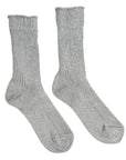 Linen Mid Calf Socks • Fog Linen