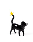 Venetian Glass Figurines • Black Cats