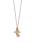 14kt Gold Charm • Roller Skate Teddy