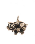 14kt Gold Charm • Piggy Piggy Pig