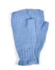 Hand Knit Angora Fingerless Mittens • Brights