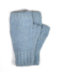 Hand Knit Angora Fingerless Mittens • Brights