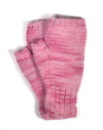 Hand Knit Angora Fingerless Mittens • Brights