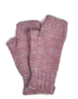 Hand Knit Angora Fingerless Mittens • Brights