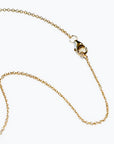 Rope Necklace with solid gold  lobster clasp•   14k solid Gold