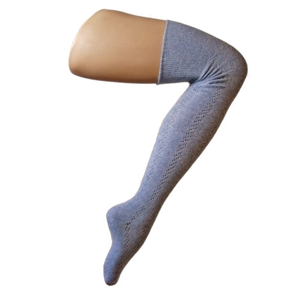 Thigh High Socks • Light Weight Knit Angora