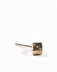 14kt Gold Earring • Dice