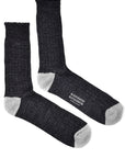 Men's Mid- Calf Socks • Thick Rib Cotton