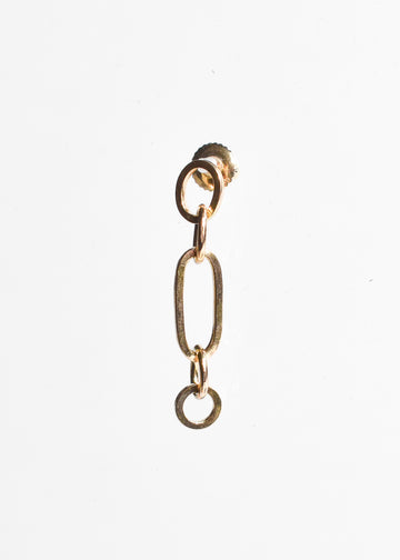 14kt Gold Ear Chain • Long Loop