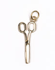 Scissors Charm •  14k yellow gold