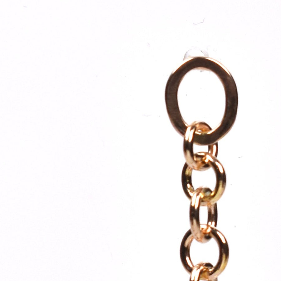 Butterfly Chain Link Drop Earring •  14k yellow gold