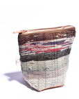 Zipper Pouches : Vintage Sakiori Fabric