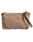Woven Leather Clutch Bag• Made in Italy