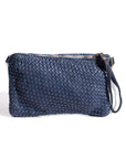 Woven Leather Clutch Bag• Made in Italy