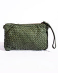 Woven Leather Clutch Bag• Made in Italy