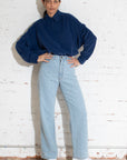 Stovepipe Jeans • Jacquard Weave Super Bleach