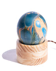 Marbled Ostrich Egg Lamp