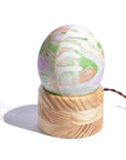 Marbled Ostrich Egg Lamp