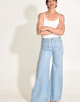GBU Elephant Bell Bottom Jeans • Single Dip Indigo Super Bleach