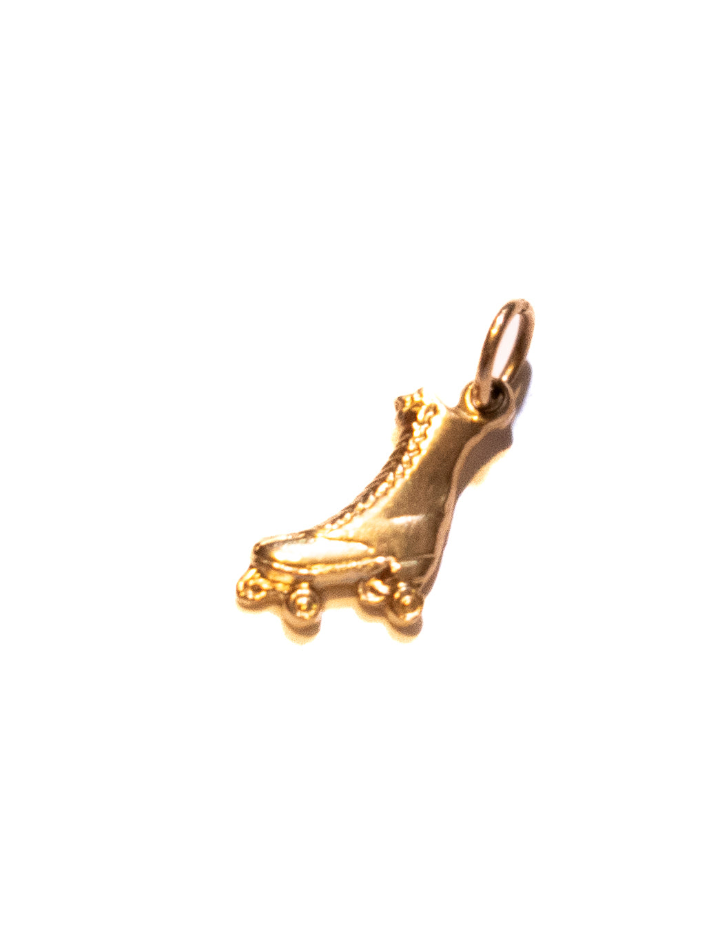 Rollerskate • Vintage 14k yellow gold charm