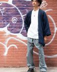 Quilted Hanten Kimono • Ai (Navy)