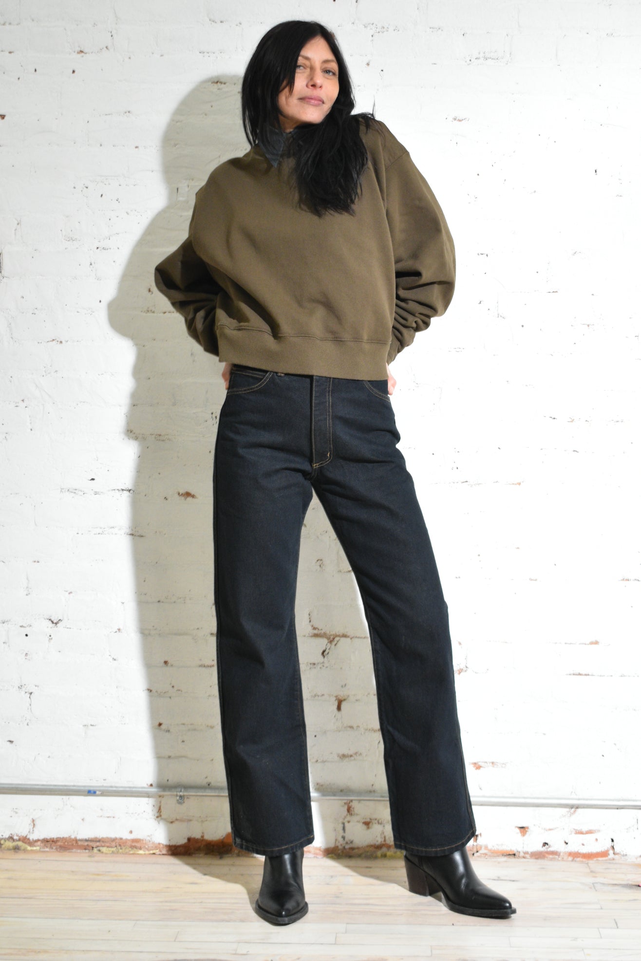 323 jeans in black wash 