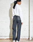 Stovepipe Jeans • Jacquard Weave Indigo
