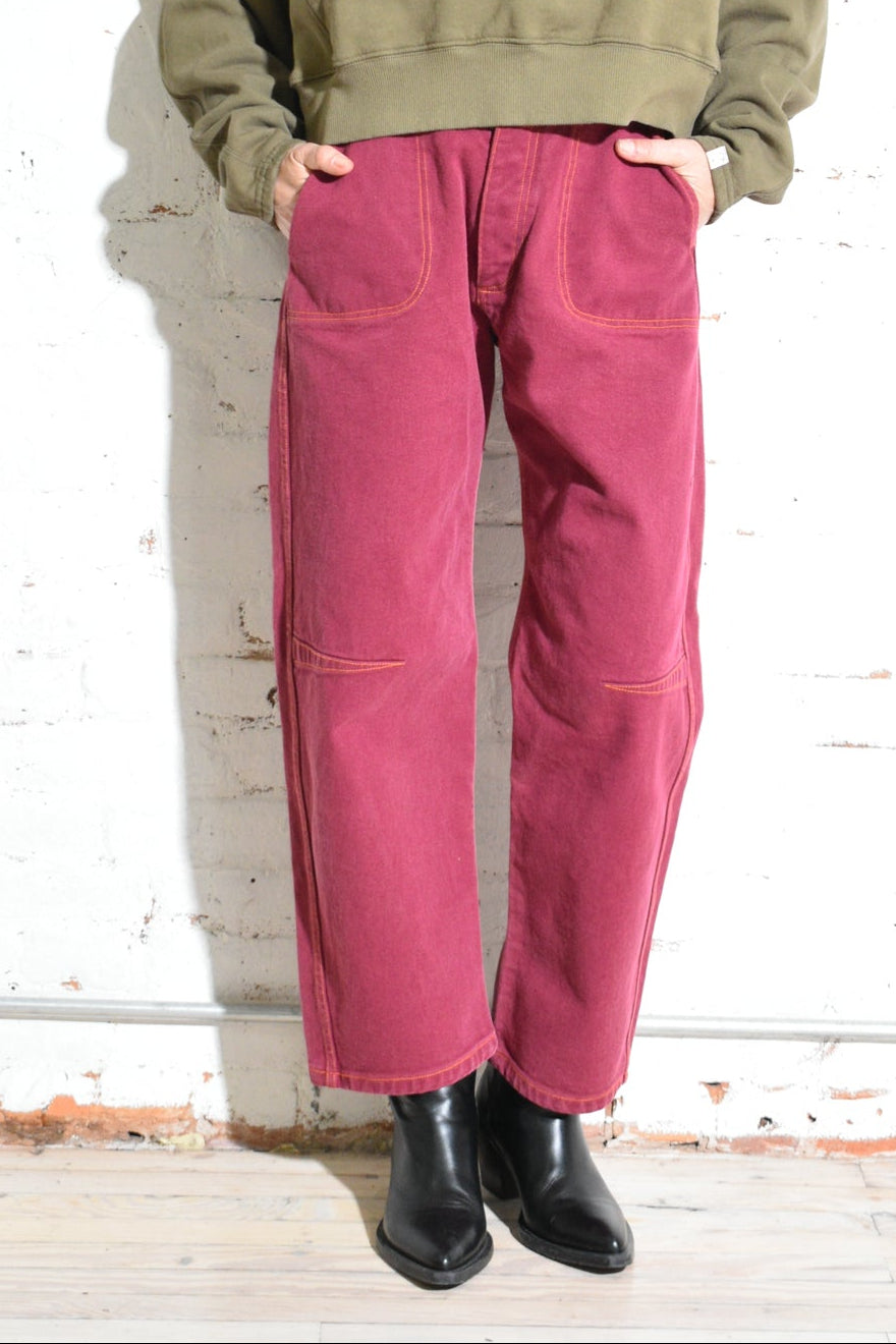 Mira Trouser in Oxblood 