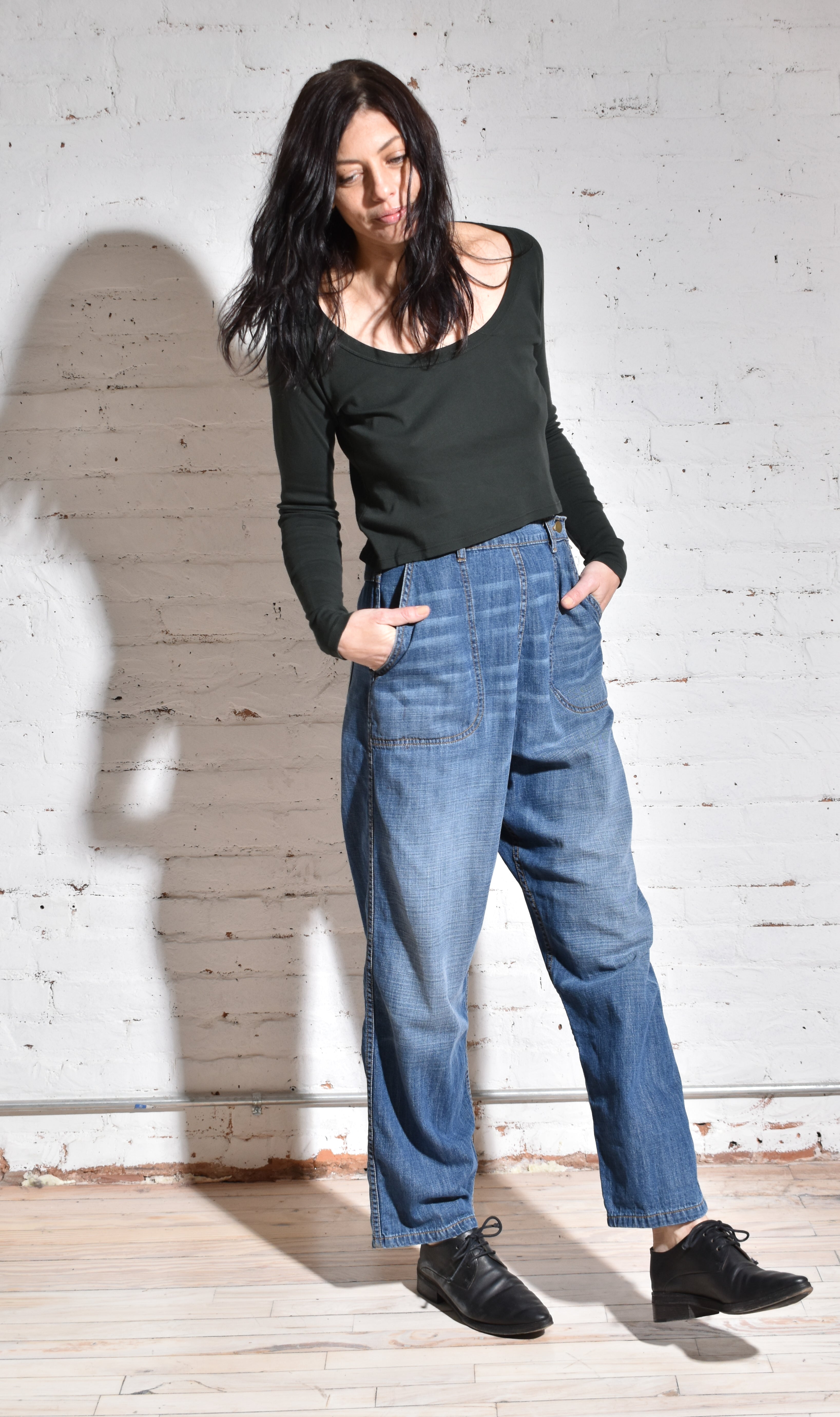 Rosen Kreuz】double sack press wide pants | OUR BRAND,Rosen