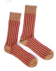 Trouser Socks• Organic Cotton Mohair Stripe