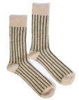 Trouser Socks• Organic Cotton Mohair Stripe