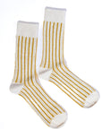 Trouser Socks• Organic Cotton Mohair Stripe