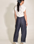 The Theo Trouser | Japanese Milled Engineer Stripe • Indigo