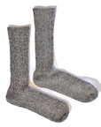 Crew Socks • Alpaca Linen Ribbed