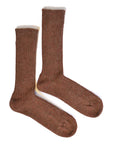 Crew Socks • Alpaca Linen Ribbed
