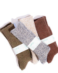 Crew Socks • Alpaca Linen Ribbed