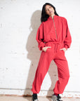 Roma Jumpsuit • Crimson