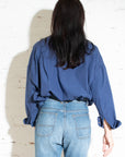 Kyana Button-Down • French Indigo Poplin