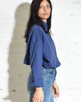 Kyana Button-Down • French Indigo Poplin