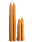 Natural Beeswax Taper Candles • hand dipped