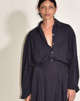 Anita Button-Down • Midnight