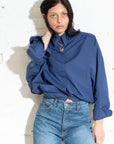 Kyana Button-Down • French Indigo Poplin