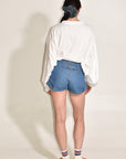 Pantalones vaqueros acampanados con elefantes de GBU • Índigo oscuro