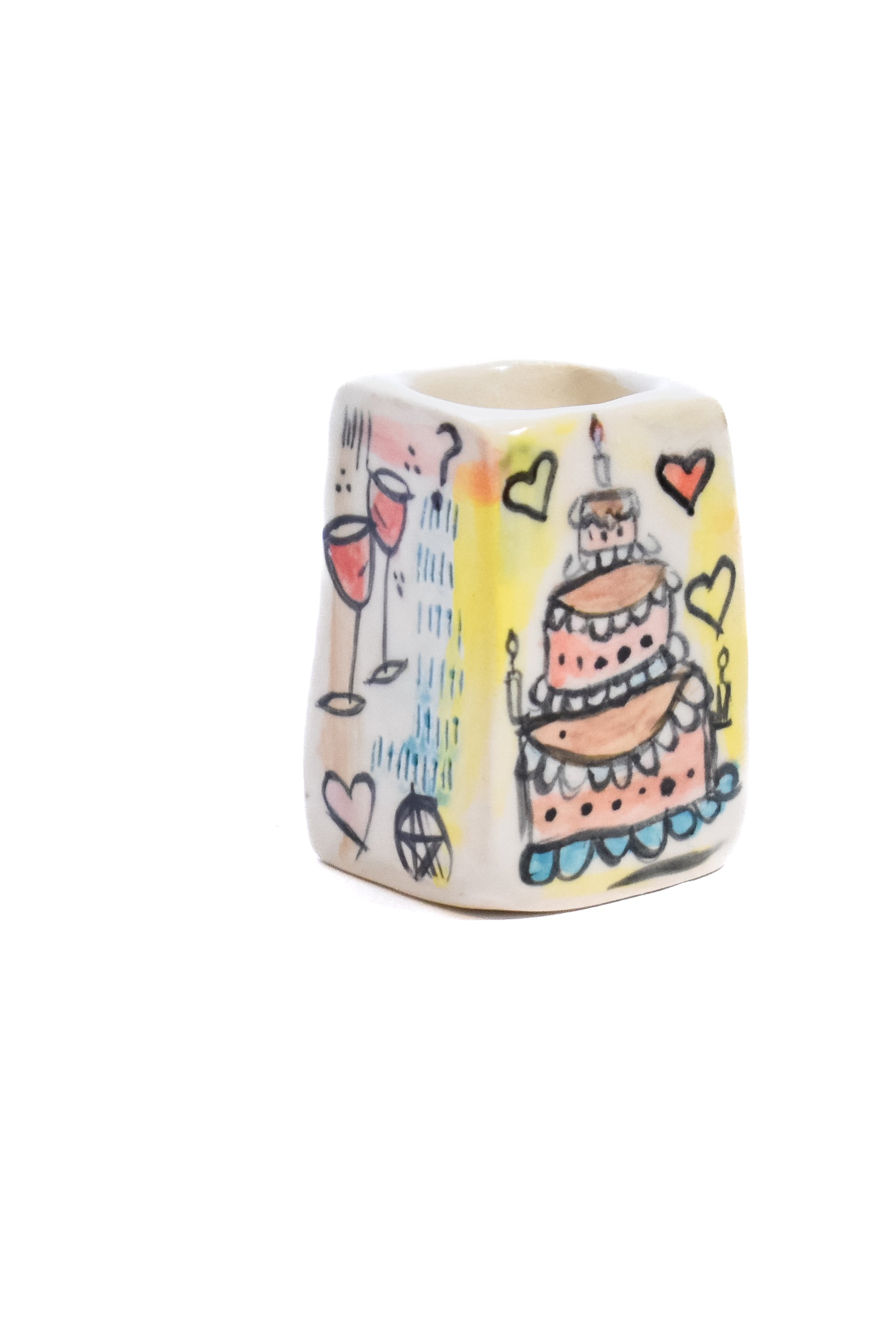 Ceramic Candle Holders • Figural Chaos