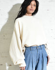The Theo Trouser | Japanese Linen Cotton Slub Denim • Vintage Wash