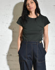 Cap Sleeve Knack Tee • Petrol