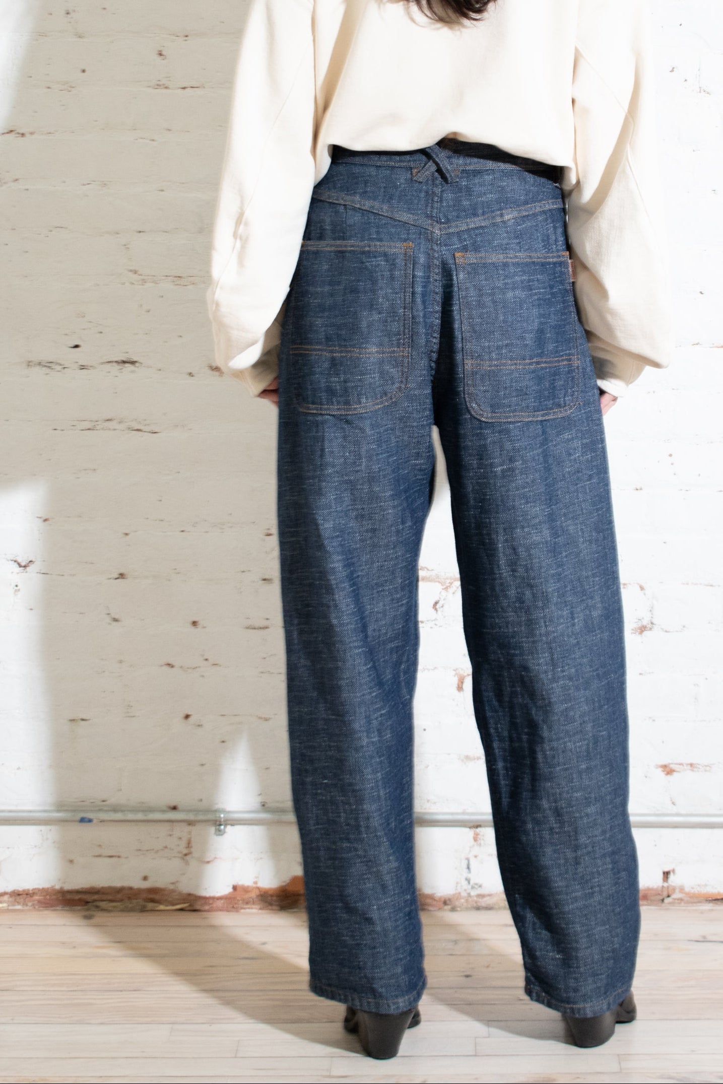 theo trouser in indigo 