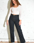 323 Stovepipe Jean • Black Indigo