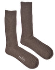 Calcetines de pantalón • Mezcla de algodón orgánico y canalé de yak
