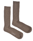 Calcetines de pantalón • Mezcla de algodón orgánico y canalé de yak